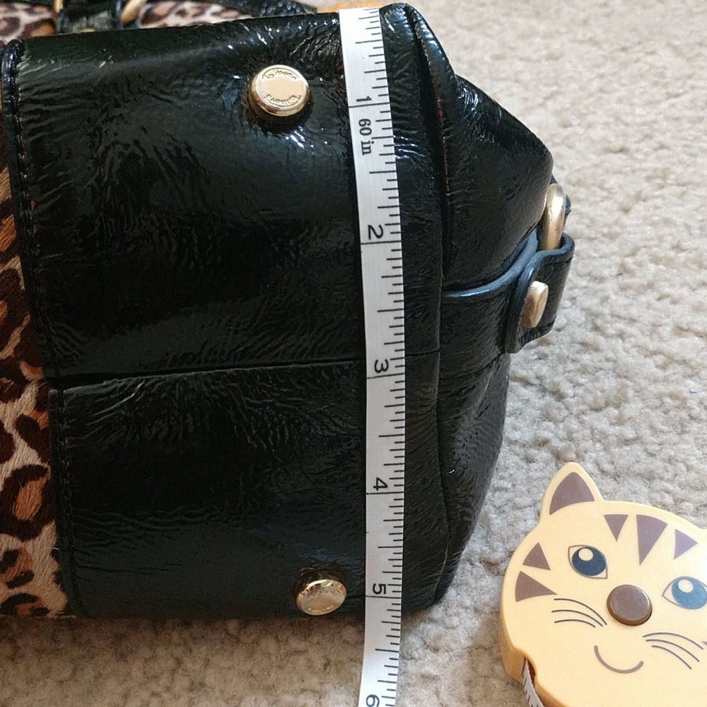 Talbots leopard print patent leather bag - Picture 12 of 14